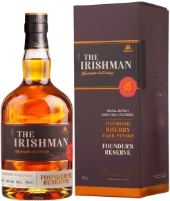 Виски Founder's Reserve Sherry Cask Finish, The Irishman, 12 месяцев, 0.7 л (п/у)
