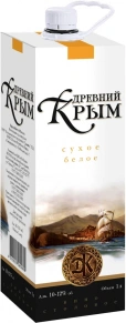 Вино Белое сухое, Древний Крым, 1 л