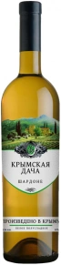 Вино Шардоне, Крымская Дача, 0.75 л