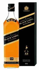 Виски Black Label, Johnnie Walker, 12 лет, 0.5 л (п/у)