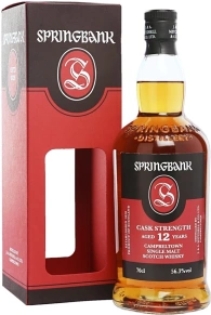 Виски Cask Strength, Springbank, 12 лет, 0.7 л (п/у)