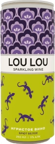 Игристое вино White Brut, Lou Lou, 0.25 л