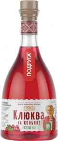 Ликер Клюква на Коньяке, Подруга, 0.5 л