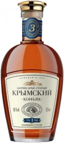 Коньяк Бахчисарай Старый Крымский, 3 Zvezdy, 3 года, 0.5 л