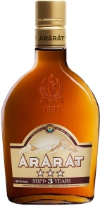 Коньяк Арарат, 3 stars, 3 года, 0.2 л