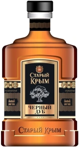 Коньяк Черный дуб, Старый Крым, 4 звезды, 4 года, 0.5 л