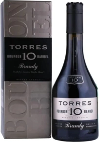 Бренди 10 Bourbon Barrel, Torres, 1-10 лет, 0.7 л (п/у)