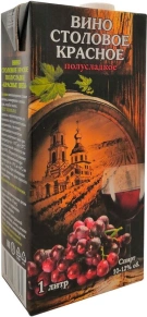 Вино Красные Цветы, 1 л