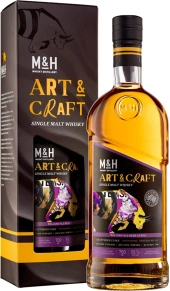 Виски Art & Craft Belgian Ale Beer Casks, M&H, 3 года, 0.7 л (п/у)