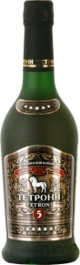 Коньяк Тетрони, 5 zvezd, 5 лет, 0.5 л
