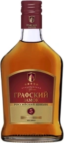 Коньяк Графский Замок, 5 лет, 0.25 л