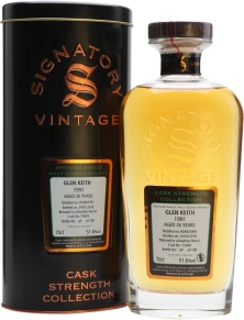 Виски Glen Keith, Signatory Vintage, 26 лет, 0.7 л