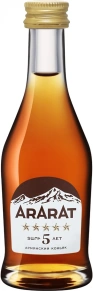 Коньяк Арарат, 5 stars, 5 лет, 0.05 л