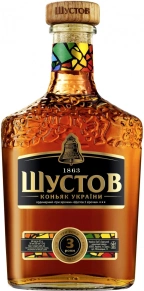 Коньяк Шустов, 3 stars, 3 года, 0.5 л