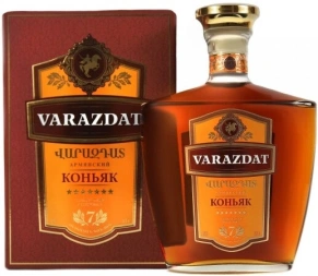 Коньяк Varazdat, KV, 7 лет, 0.5 л (п/у)
