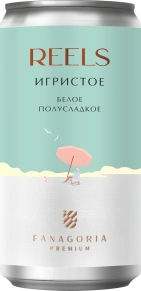 Игристое вино Blanc Semi Sweet, Reels, 0.185 л