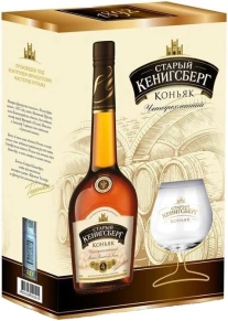 Коньяк Старый Кенигсберг, 4 звезды, 4 года, 0.7 л (п/у)