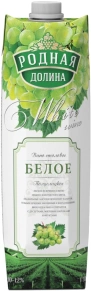Вино Белое Полусладкое, Родная Долина, 1 л