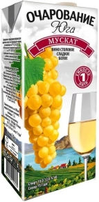 Вино Мускат, Очарование Юга, 1 л