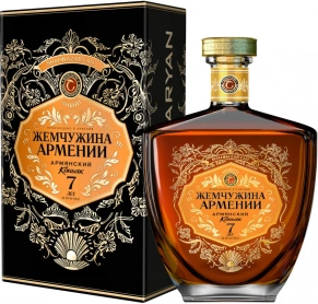 Коньяк Жемчужина Армении, 7 лет, 0.5 л (п/у)