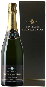 Шампанское Cuvee Reservee Brut, Leon Launois, AOC, 2022, 0.75 л (п/у)