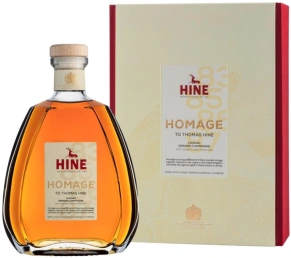 Коньяк Homage Grande Champagne AOC, Hine, XO, 10 лет, 0.7 л (п/у)