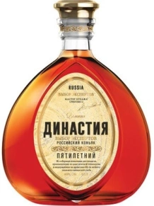 Коньяк Выбор Экспертов, Великая Династия, 5 zvezd, 5 лет, 0.5 л