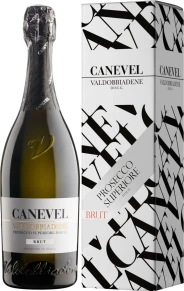 Игристое вино Prosecco Valdobbiadene Superiore Brut, Canevel, DOCG, 2020, 0.75 л (п/у)