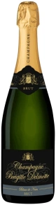 Шампанское Blanc de Noirs Brut, Brigitte Delmotte, AOC, 2021, 0.75 л