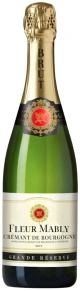 Игристое вино Fleur Mably Cremant de Bourgogne Grande Reserve Brut, AOC, 2022, 0.75 л