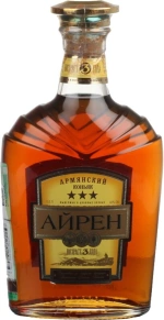 Коньяк Айрен, 3 Stars, 3 года, 0.5 л