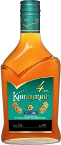 Коньяк Киновский, 4 zvezdy, 4 года, 0.25 л
