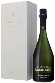Шампанское Brut Nature Grand Cru Millesime, Champagne Lombard, 2008, 0.75 л (п/у)