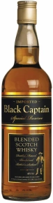 Виски Black Captain, 3 года, 0.5 л