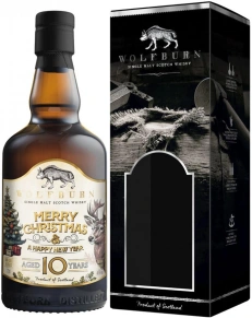 Виски Merry Christmas, Wolfburn, 10 лет, 0.7 л (п/у)