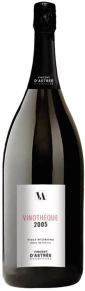 Шампанское Vinotheque Blanc de Blancs Brut, Champagne Vincent d'Astree, 2005, 1.5 л