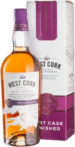 Виски Small Batch Port Cask, West Cork, 0.7 л (п/у)