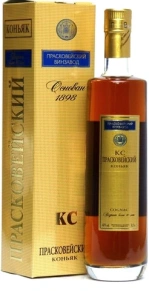Коньяк Прасковейский, KS, 10 лет, 0.5 л (п/у)