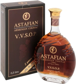 Коньяк Astafian, VVSOP, 5 лет, 0.5 л (п/у)