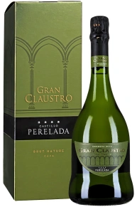 Игристое вино Gran Claustro Brut Nature, Castillo Perelada, 2019, 0.75 л (п/у)