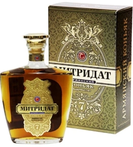 Коньяк Митридат, Митридат, KV, 7 лет, 0.5 л (п/у)