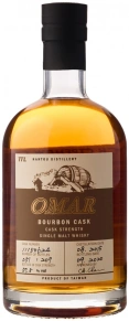 Виски Cask Strength Single Malt Bourbon Cask, Omar, 4 года, 0.7 л