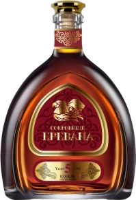 Коньяк Сокровище Еревана, 5 zvezd, 5 лет, 0.5 л