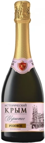 Игристое вино Розовое Полусухое, Исторический Крым, 0.75 л