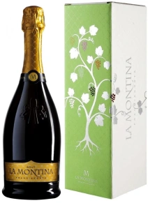 Игристое вино Franciacorta Brut, La Montina, DOCG, 2023, 0.75 л (п/у)