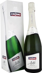 Игристое вино Asti Spumante, Cinzano, DOCG, 0.75 л (п/у)