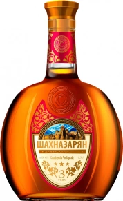 Коньяк Шахназарян, 3 zvezdy, 3 года, 0.5 л