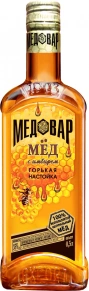 Ликер Мёд с Имбирем, Медовар, 0.5 л