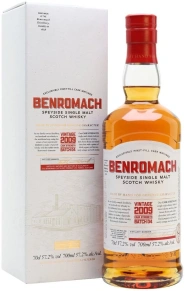 Виски Cask Strength, Benromach, 10 лет, 0.7 л (п/у)