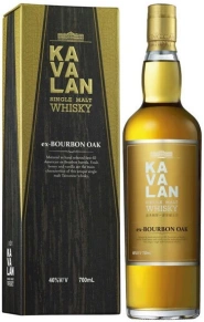 Виски Single Malt Ex-Bourbon Oak, Kavalan, 4 года, 0.7 л (п/у)